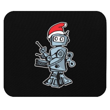Discover 25 Hour Holiday Radio Show robot solo Mouse Pads