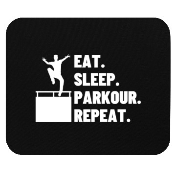 Discover Eat Sleep Parkour Repeat Parkour Mouse Pads