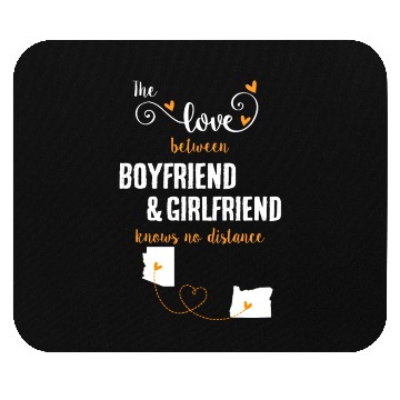 Discover Love Between BF And GF Arizonna To Oregon Gift Mouse Pads