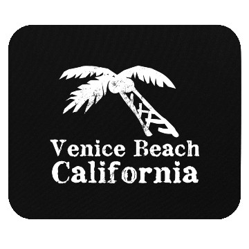 Discover Venice Beach California Palm Tree Souvenirs Gifts Mouse Pads
