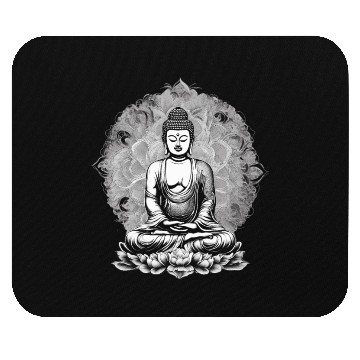 Discover Nirvana Buddhism Mouse Pads