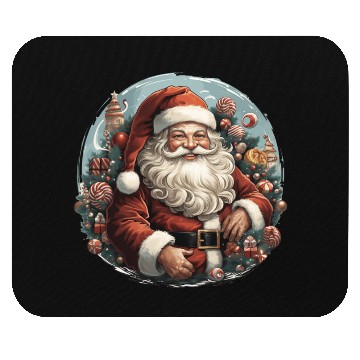 Discover a jolly Santa Claus Mouse Pads