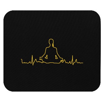 Discover Yoga Meditation Meditating Mouse Pads