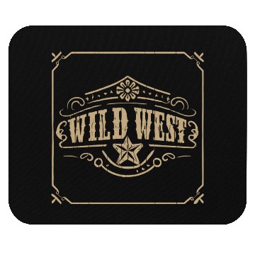 Discover Wild West Frontier Adventure Mouse Pads