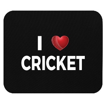 Discover I Love Cricket Mouse Pads