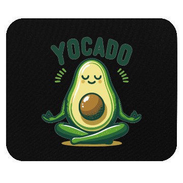 Discover Yocado Peaceful Avocado Mouse Pads