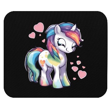 Discover Valentine Pony Mouse Pads