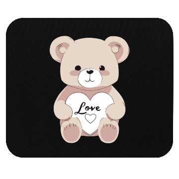 Discover Valentine Teddy Bear Mouse Pads