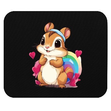 Discover Love Squirrel Mouse Pads