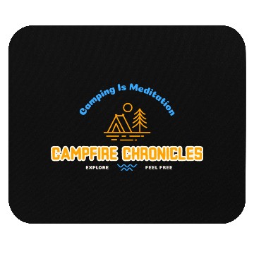 Discover CAMPING IS MEDITATION Mouse Pads