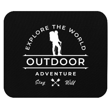 Discover Hiking Trip Outdoor Adventure Vacation Mouse Pads