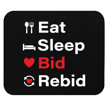 Discover Contract Bridge Bidding Duplicate Card Game Mouse Pads