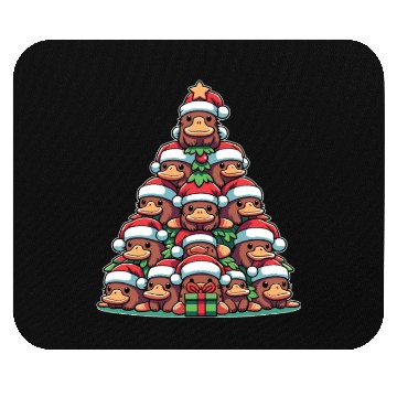 Discover Schnabeltier Christmas Tree Merry Christmas Mouse Pads