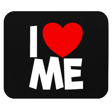 Discover I Love Me Red Heart Self Love Affirmation Mouse Pads