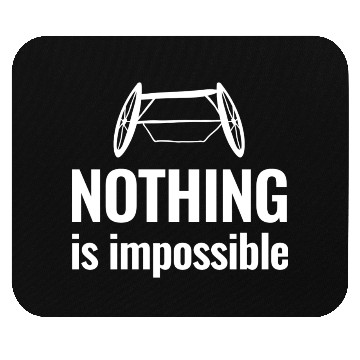 Discover Nothing Is Impossible Parasports Handicap Mouse Pads