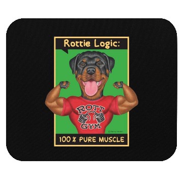 Discover Rottweiler Logic Mouse Pads