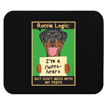 Discover Rottweiler Logic Mouse Pads