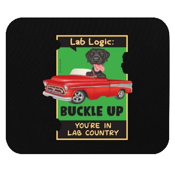 Discover Black Lab Logic Mouse Pads