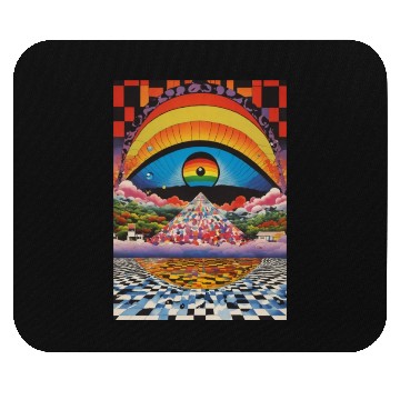 Discover Mouse Pads: "Psychedelic Odyssey: Wearable Art for th