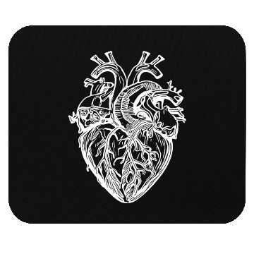 Discover Geometric Playful Tattoo Shape Heart Mouse Pads