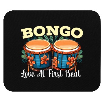 Discover Bongo Player Musical Instrument Musician Mouse Pads