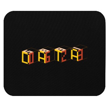 Discover Data on cubes machine learning Mouse Pads
