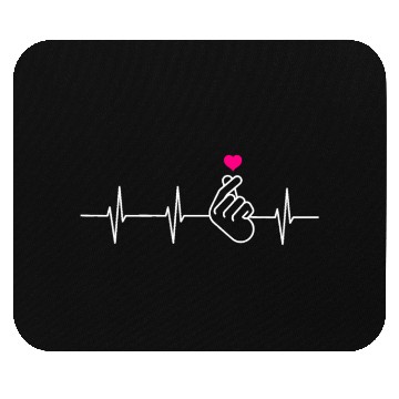 Discover K-Pop Heartbeat Fan Gift Korean Music Mouse Pads