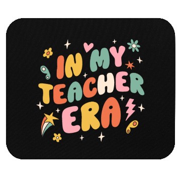 Discover In My Teacher Era Groovy Mouse Pads
