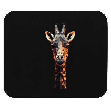 Discover Geometric Style Giraffe Mouse Pads