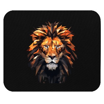 Discover Geometric Lion Animation Mouse Pads