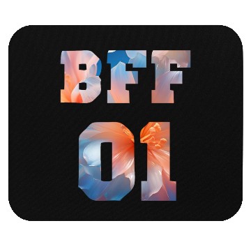 Discover Flower Best Friends for 3 - BFF 01 Mouse Pads