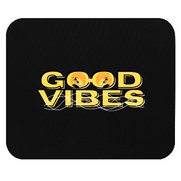 Discover Yellow Black Illustrative Mouse Pads
