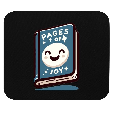 Discover Smiling Book - Pages of Happiness Mouse Pads