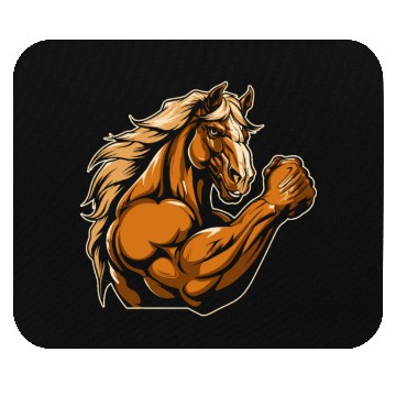 Discover Workout Gym Horse Mouse Pads