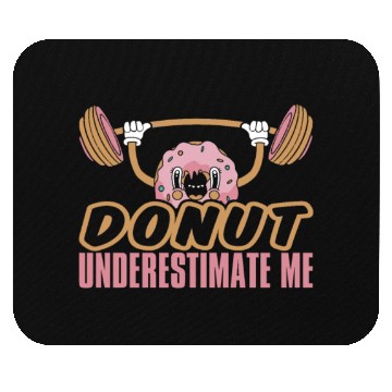 Discover Fitness Donut Funny Donut Gym Mouse Pads