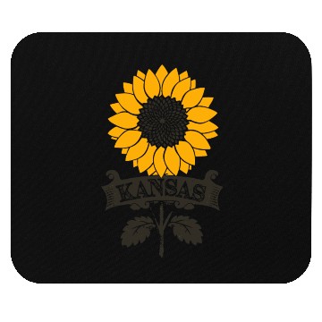 Discover Kansas Sunflower Splendor Radiance Mouse Pads
