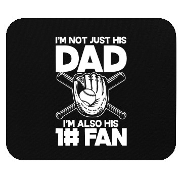 Discover Funny Baseball Dad Gift Mouse Pads