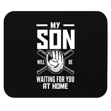 Discover Funny Baseball Mom Dad Mouse Pads