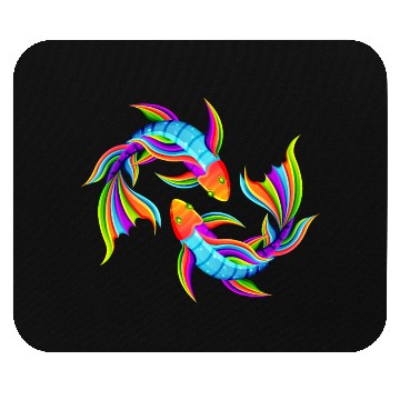 Discover Fish galaxy Mouse Pads