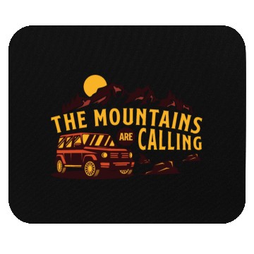 Discover The mountains are calling Mouse Pads