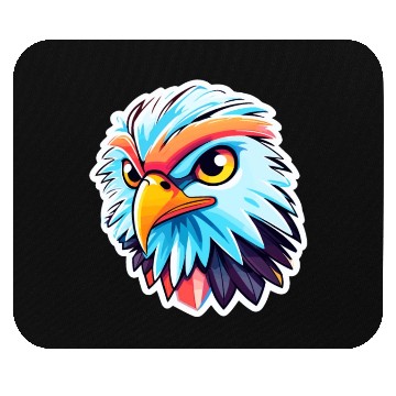 Discover Eagle Bird Illustration Mouse Pads