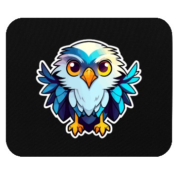 Discover Eagle Bird Illustration Mouse Pads