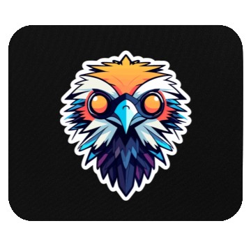 Discover Eagle Bird Illustration Mouse Pads