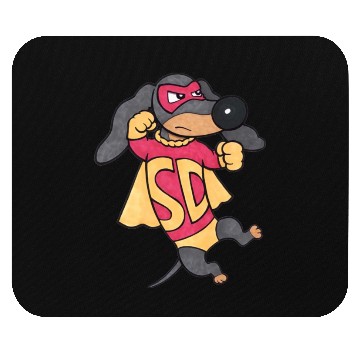 Discover Super Doxie SUPER HERO CARTOON Mouse Pads