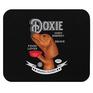 Discover Vintage Dachshund Wanting more Treats Mouse Pads