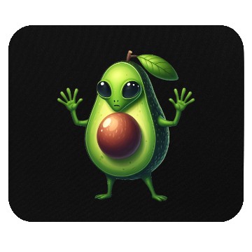 Discover Avocado alien Mouse Pads