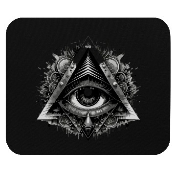 Discover magic eye Mouse Pads