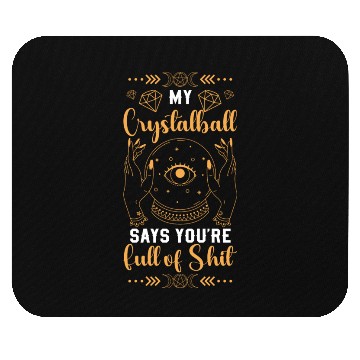 Discover Crystal Ball Magical Signs Mouse Pads