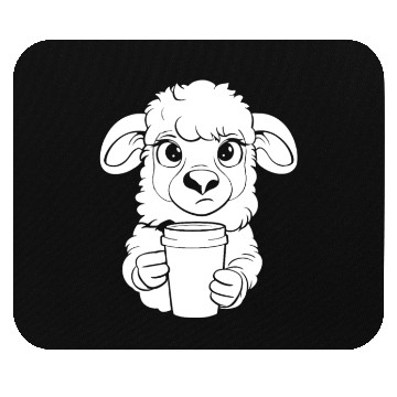 Discover Sheep Coffee Mouse Pads