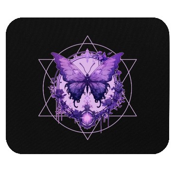 Discover Enchanted Butterfly Witchcraft Fairycore Ethereal Mouse Pads